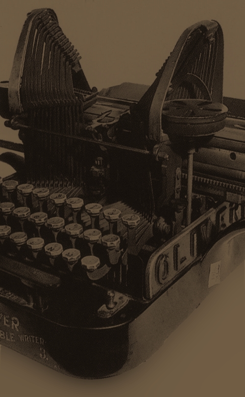 Machine à écrire de Valéry.